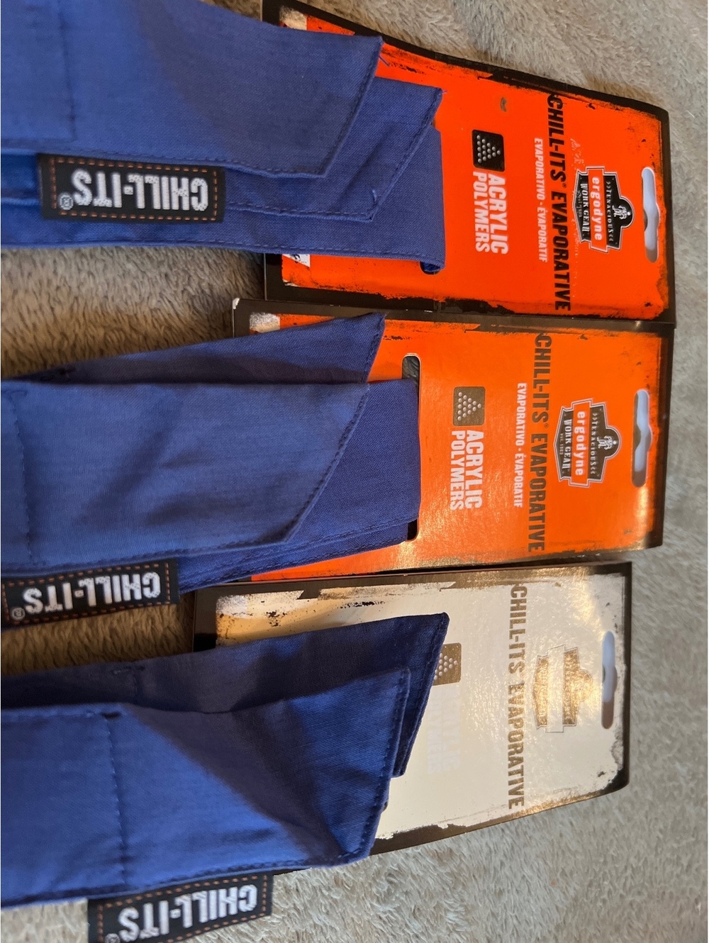 Chill-Its Evaporative Cooling Bandanas Set of 3